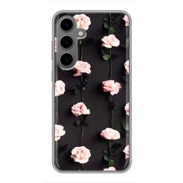 Чехол с рисунком «Розы» для Samsung Galaxy S24 Plus Чехол с рисунком «Розы» для Samsung Galaxy S24 Plus