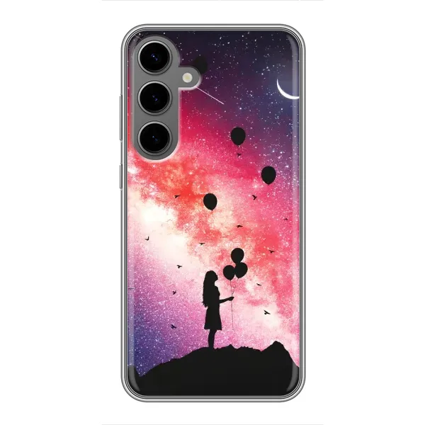 Чехол с рисунком «Шарики в небе» для Samsung Galaxy S24 Plus Чехол с рисунком «Шарики в небе» для Samsung Galaxy S24 Plus