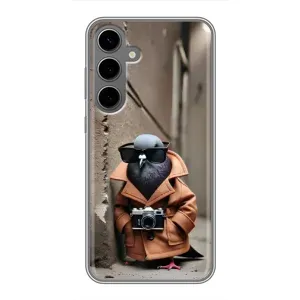 Чехол с мемами тралалело тралала для Samsung Galaxy S24 Plus (Шпиониро голубио)