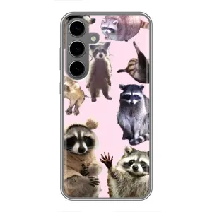 Силіконовий Чохол з Энотами на Samsung Galaxy S24 Plus (Смішні Єноти)