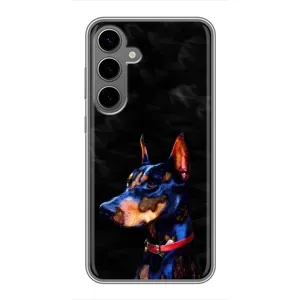 Бампер для Samsung Galaxy S24 Plus с картинкой "Песики" (Собака Мопс)