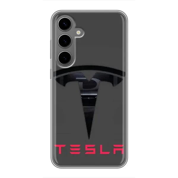 Чехол с рисунком «Logo TESLA» для Samsung Galaxy S24 Plus Чехол с рисунком «Logo TESLA» для Samsung Galaxy S24 Plus