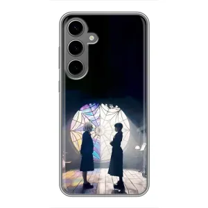 Чохол з картинкою Венсдей на Samsung Galaxy S24 Plus (Внсдей і Енід)