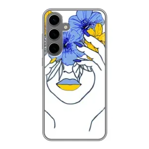 Чехол на Samsung Galaxy S24 Plus Украинский дизайн (Украинка на всю голову)