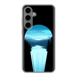 Літній Чохол на Samsung Galaxy S24 Plus (Синій Водоспад)