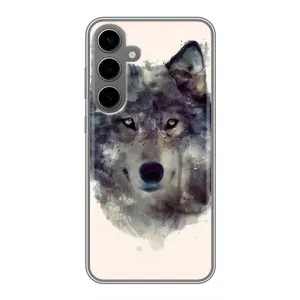 Чехол с Волком на Samsung Galaxy S24 Plus (Волк)