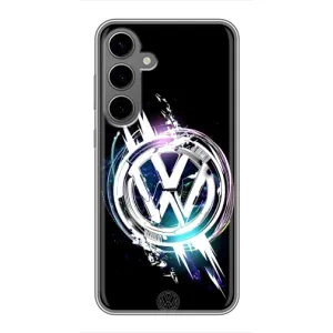Чохол "Фольксваген" для Samsung Galaxy S24 Plus (Volkswagen на чорному)