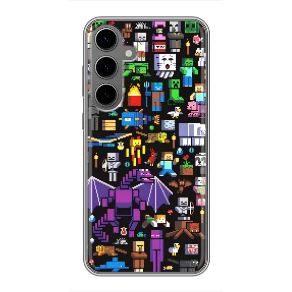 Чехол с рисунком «Все персонажи» для Samsung Galaxy S24 Plus