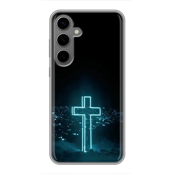 Чехол с рисунком «Яркий Крест» для Samsung Galaxy S24 Plus Чехол с рисунком «Яркий Крест» для Samsung Galaxy S24 Plus