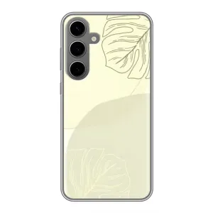 Чехол цветочный дизайн для Samsung Galaxy S24 Plus