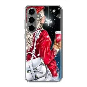 Чехлы на Новый Год Samsung Galaxy S24 Plus (Зима пришла)