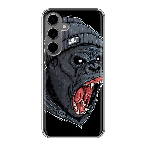 Чехол с рисунком «Злая Обезьяна» для Samsung Galaxy S24 Plus Чехол с рисунком «Злая Обезьяна» для Samsung Galaxy S24 Plus
