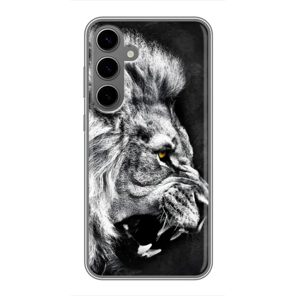 Чехол с рисунком «Злой ЛЕВ» для Samsung Galaxy S24 Plus Чехол с рисунком «Злой ЛЕВ» для Samsung Galaxy S24 Plus