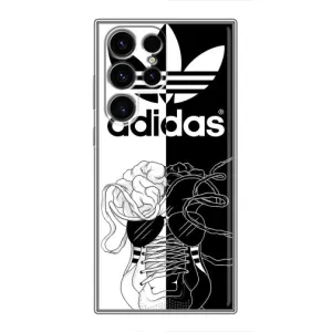 Чехол в стиле "Адидас" для Самсунг С24 Ультра (Adidas шнурки)