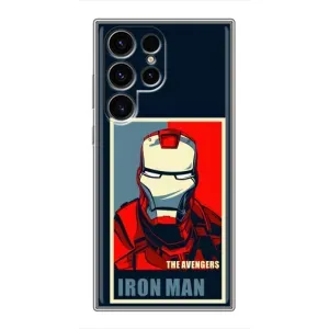 Чехол Супергерой Железный человек на Samsung Galaxy S24 Ultra (Art Iron man)