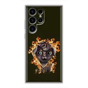Чехлы на военную тематику для Samsung Galaxy S24 Ultra (Бавовна мем)