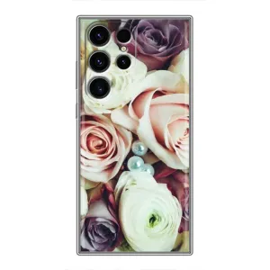 Чехлы с принтом Розочки для Samsung Galaxy S24 Ultra (Букет РОЗ)