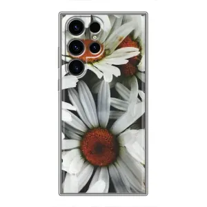 Чехол с ромашками на Samsung Galaxy S24 Ultra (Цветы Ромашки)