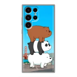 Чехлы с Пандами на Samsung Galaxy S24 Ultra (Друзья)