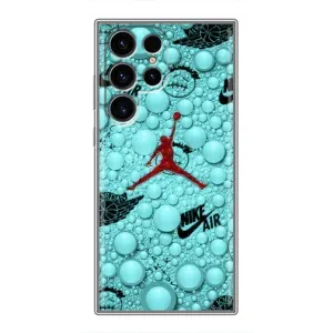 Силиконовый Чехол Nike Air Jordan на Самсунг С24 Ультра (Джордан Найк)