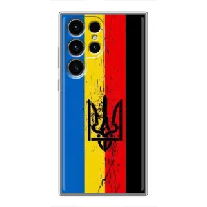 Чехлы УПА (Красно-Чёрный) на Samsung Galaxy S24 Ultra (Флаг УПА)
