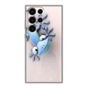 Чехлы с изображением разных животных для Samsung Galaxy S24 Ultra (Геккон)