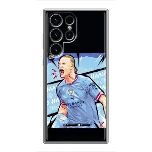 Чехлы с принтом для Samsung Galaxy S24 Ultra Футболист (гол Эрлинг Холланд)