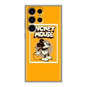 Чехлы с принтом Микки Маус на Samsung Galaxy S24 Ultra (Испуганный Микки)