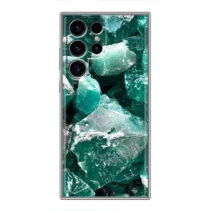 Чехол (Дорого -богато) на Samsung Galaxy S24 Ultra (Изумруд)