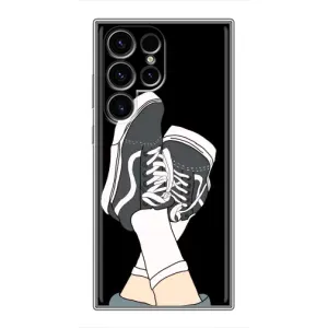 Чехол с Прикольным принтом на Samsung Galaxy S24 Ultra (Кеды)