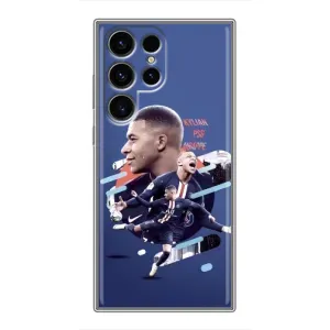 Чехол (TPU) с Футболистом на Samsung Galaxy S24 Ultra (Килиан)