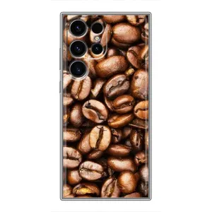 Чехол с изображением вкусной еды для Samsung Galaxy S24 Ultra (Кофе)