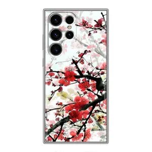 Чехол с принтом САКУРЫ на Samsung Galaxy S24 Ultra (Красивая Сакура)