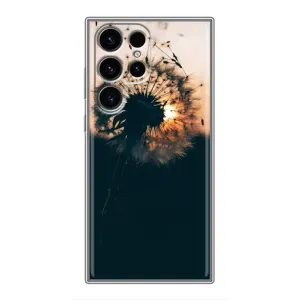 Силиконовый Чехол с одуванчиками на Samsung Galaxy S24 Ultra (Красивый одуванчик)