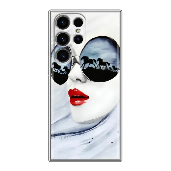 Чехол с рисунком «Любительница коней» для Samsung Galaxy S24 Ultra Чехол с рисунком «Любительница коней» для Samsung Galaxy S24 Ultra