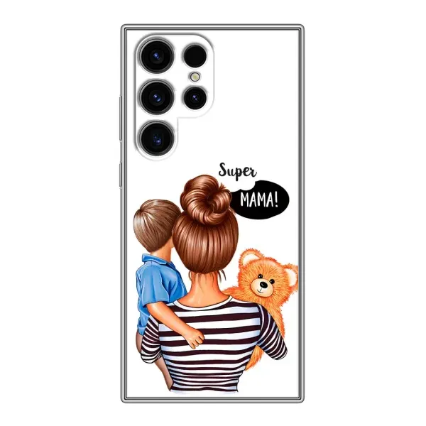 Чехол с рисунком «Мама и сын» для Samsung Galaxy S24 Ultra Чехол с рисунком «Мама и сын» для Samsung Galaxy S24 Ultra