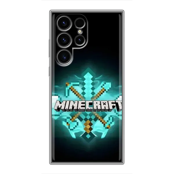 Чехол с рисунком «MineCraft 2» для Samsung Galaxy S24 Ultra