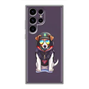Чехол с принтом Собаки Патрон для Samsung Galaxy S24 Ultra (Модный Патрон)