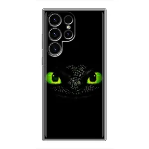 Чехол дракон Беззубик для Samsung Galaxy S24 Ultra (Глаза Беззубика)