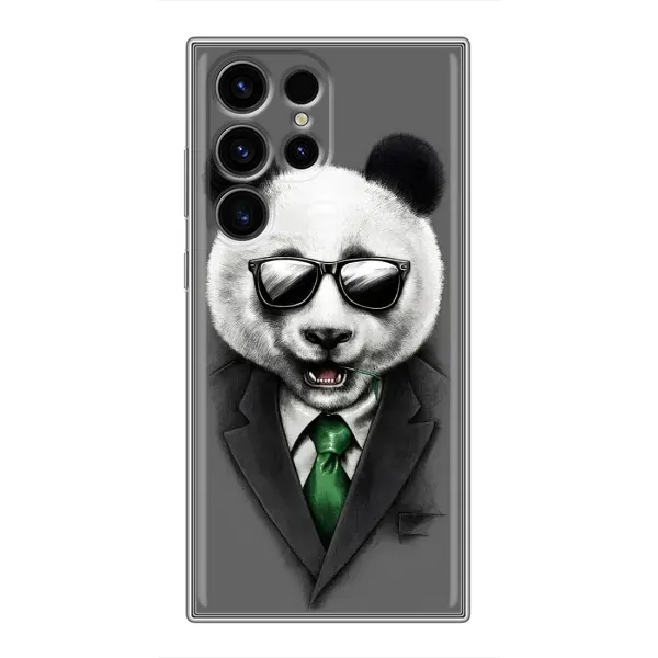 Чехол с рисунком «Панда в очках» для Samsung Galaxy S24 Ultra Чехол с рисунком «Панда в очках» для Samsung Galaxy S24 Ultra
