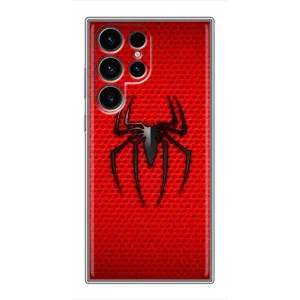 Чехол Супергерой Человека Паука на Samsung Galaxy S24 Ultra (Паук марвел)