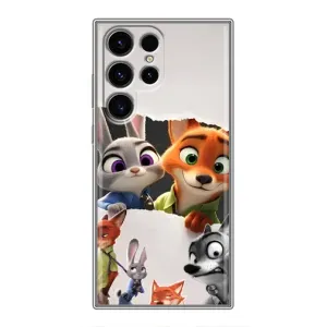 Силиконовый чехол с принтом Зоотрополіс для Samsung Galaxy S24 Ultra (Персонажи Зоо)