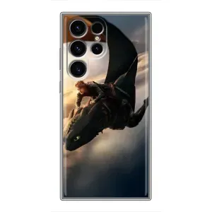 Чехол дракон Беззубик для Samsung Galaxy S24 Ultra (Полет Беззубика)