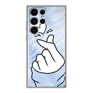 Чехлы (Знак сердечка) на Samsung Galaxy S24 Ultra (Сердечка знак)