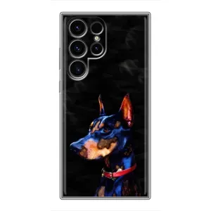 Бампер для Samsung Galaxy S24 Ultra с картинкой "Песики" (Собака Мопс)