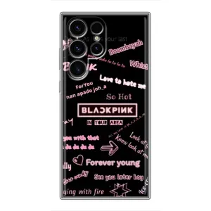 Чехлы с картинкой для Samsung Galaxy S24 Ultra (Стиль блэкпинг)