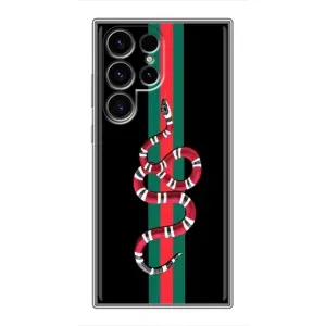 Чехлы Бренд GUCCI для Samsung Galaxy S24 Ultra (Змей Гуччи)