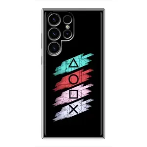 Чехол КИБЕРСПОРТ для Samsung Galaxy S24 Ultra (Значки Sony)