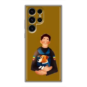 Чехол с принтом для Samsung Galaxy S24 Ultra (ЗСУ Патрон)