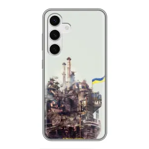 Чехлы на военную тематику для Samsung Galaxy S24 (Азовсталь)